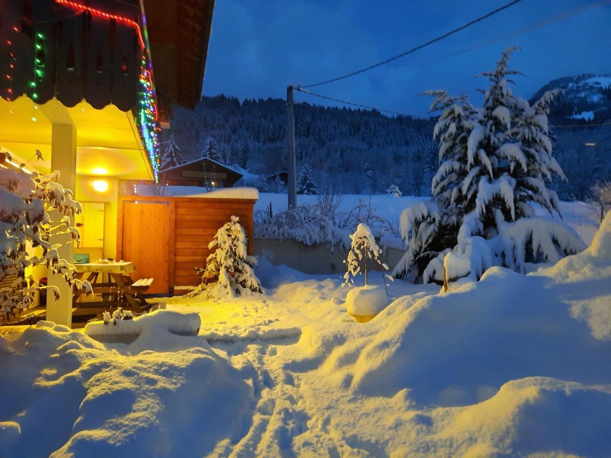 Chalet La Sapiniere Abondance Kültér fotó